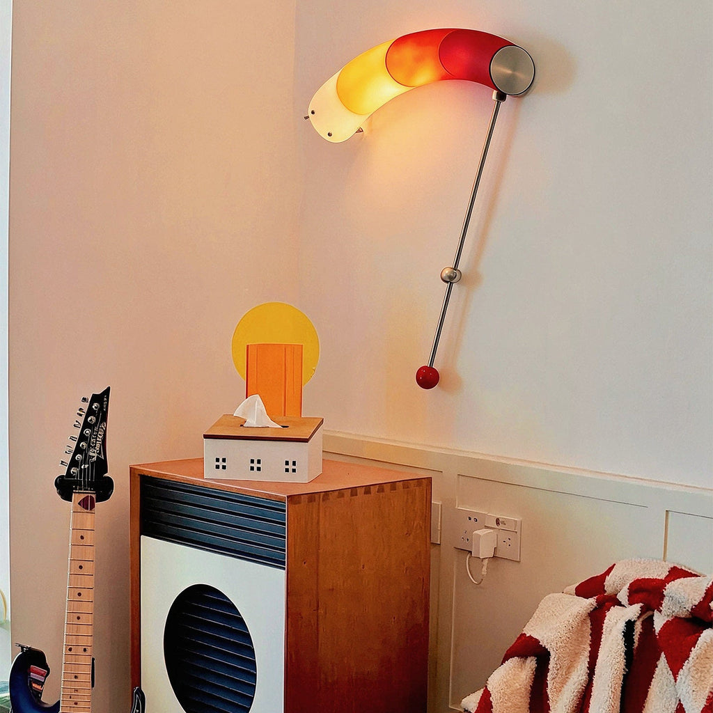 Aurora Gradient Arc Wall Sconce