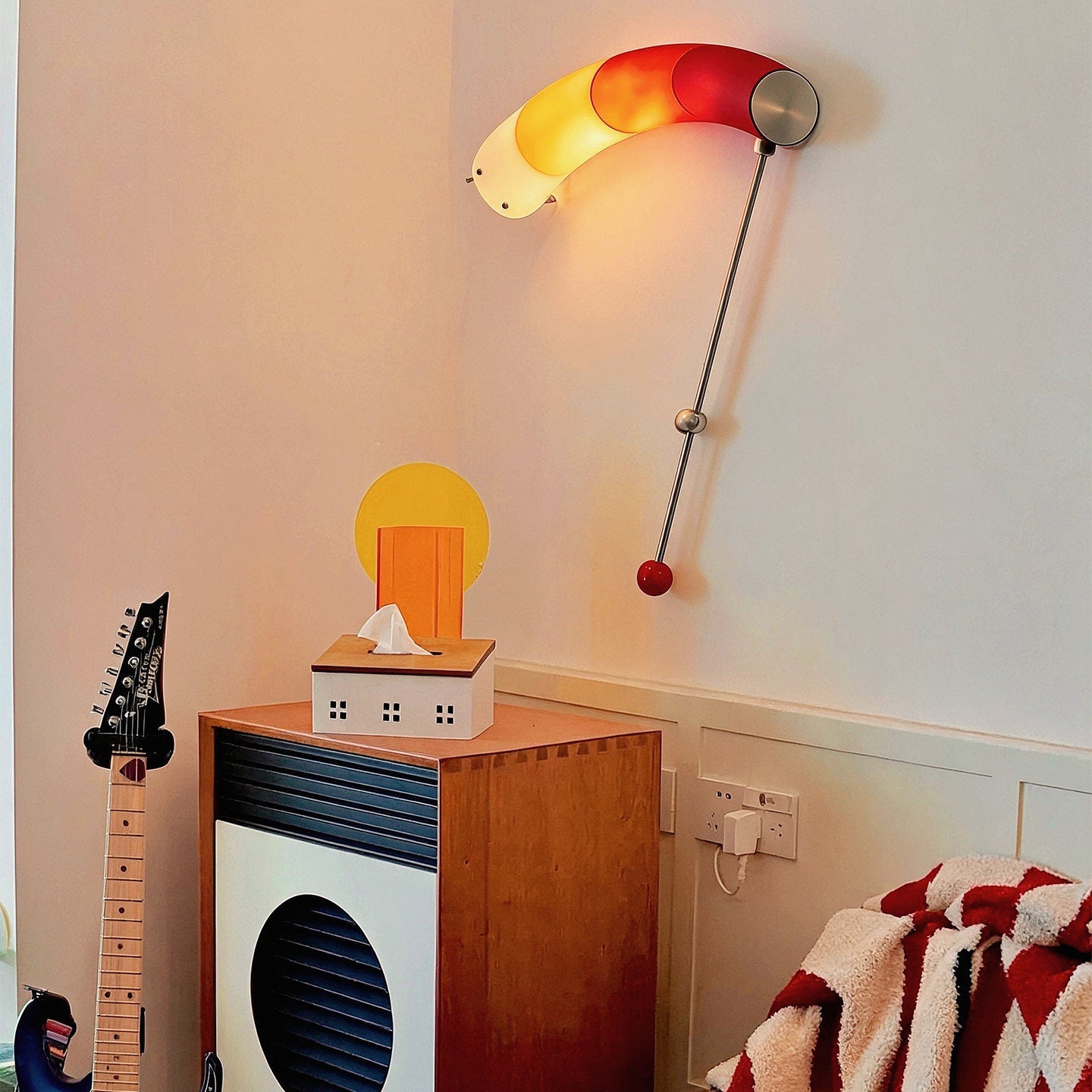 Aurora Gradient Arc Wall Sconce