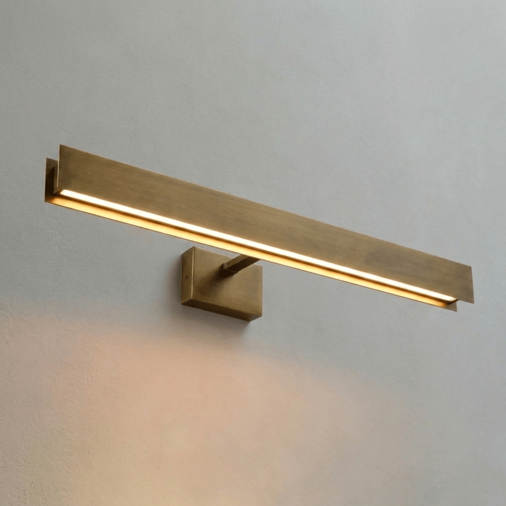 Aveline Vintage Brass LED Picture Light