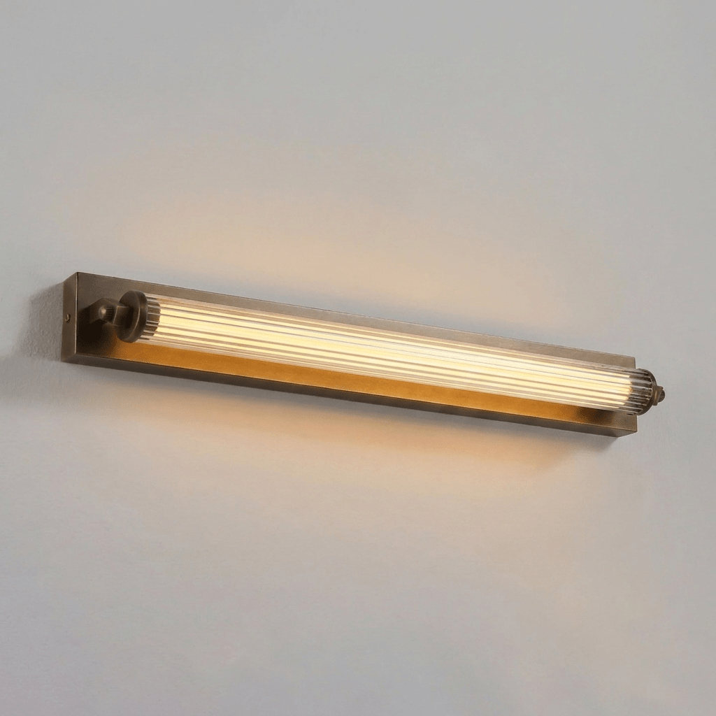 Solenne Tube Brass Wall Light