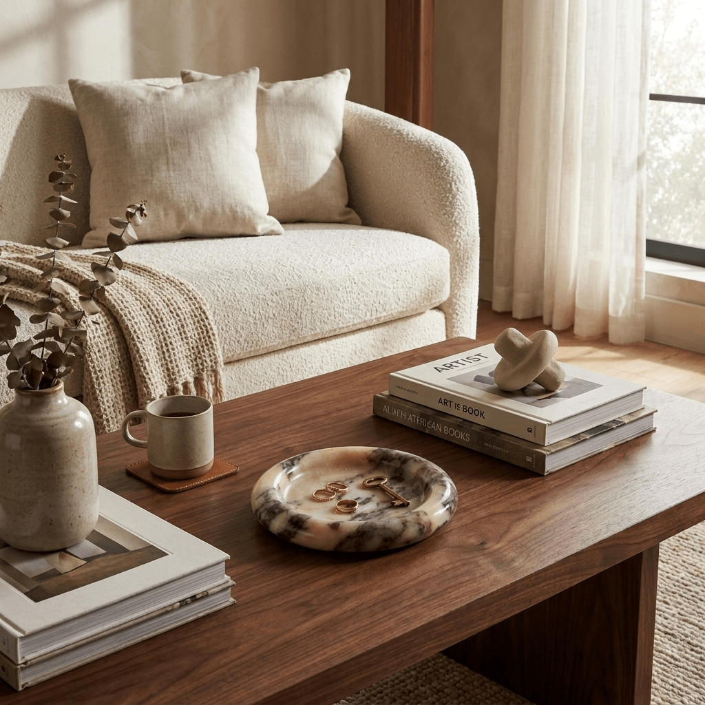Luna Natural Stone Tray