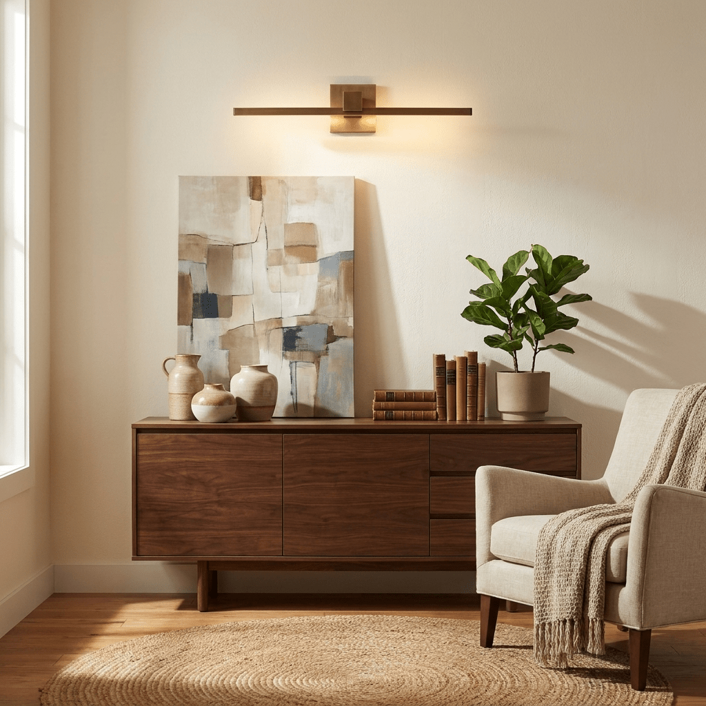 Aurevia Vintage Brass Linear Wall Sconce