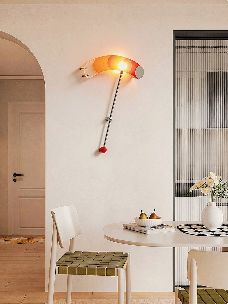 Aurora Gradient Arc Wall Sconce