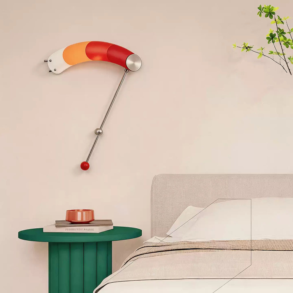 Aurora Gradient Arc Wall Sconce