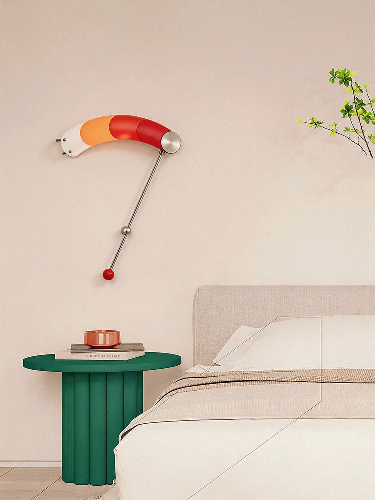 Aurora Gradient Arc Wall Sconce