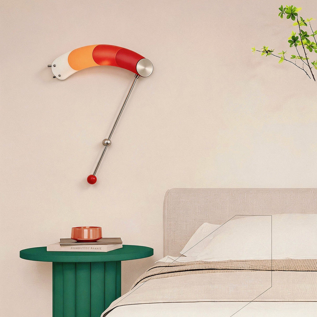 Aurora Gradient Arc Wall Sconce
