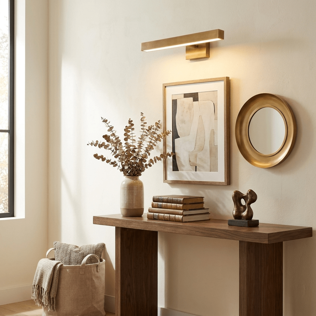 Avenor Vintage Brass LED Picture Light