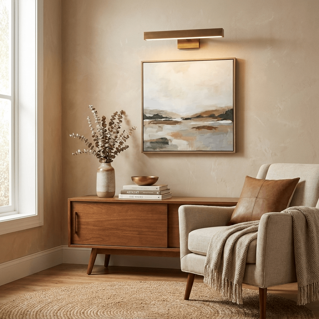 Avenor Vintage Brass LED Picture Light