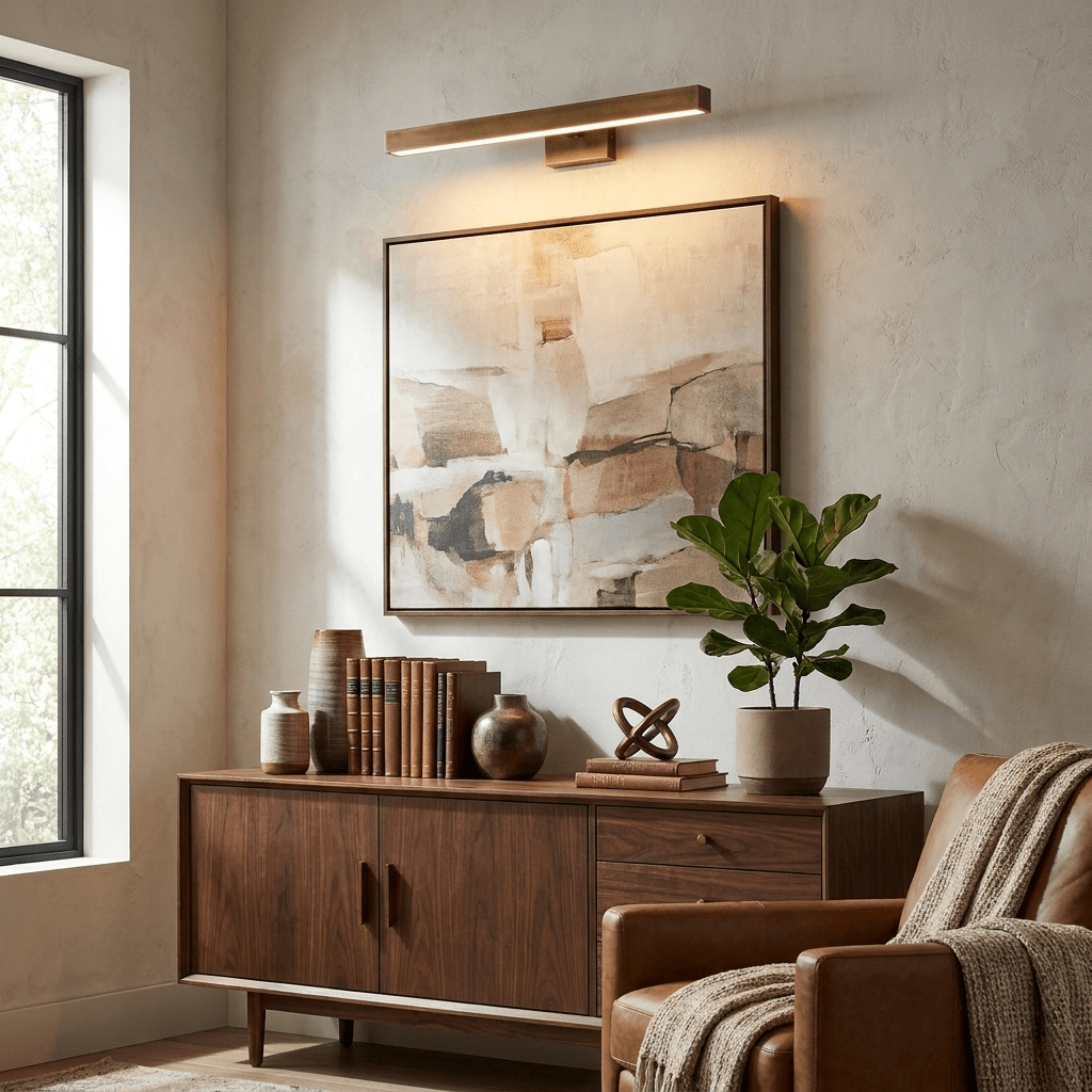 Avenor Vintage Brass LED Picture Light