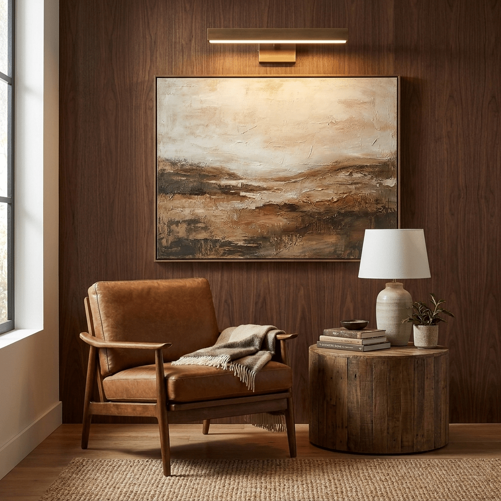 Avenor Vintage Brass LED Picture Light