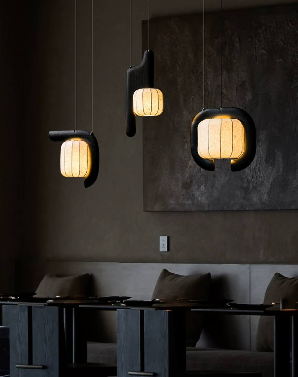 Bough Fluted Paper Pendant Lamp