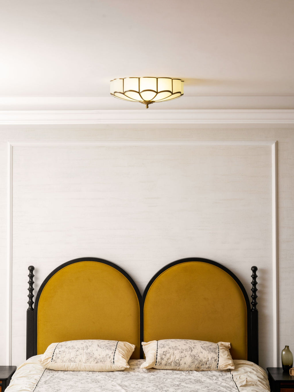Flower Shape Glass Recessed Ceiling Light