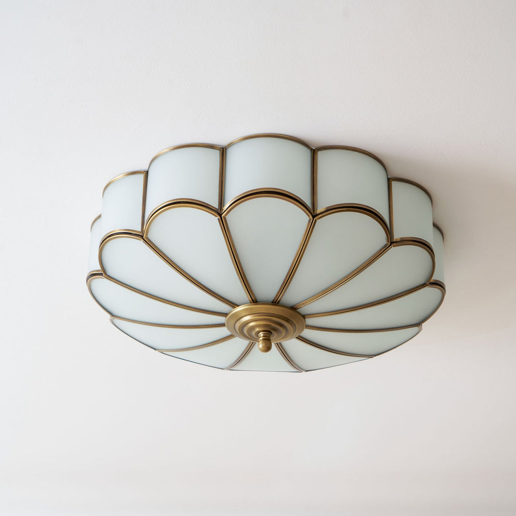 Flower Shape Glass Recessed Ceiling Light