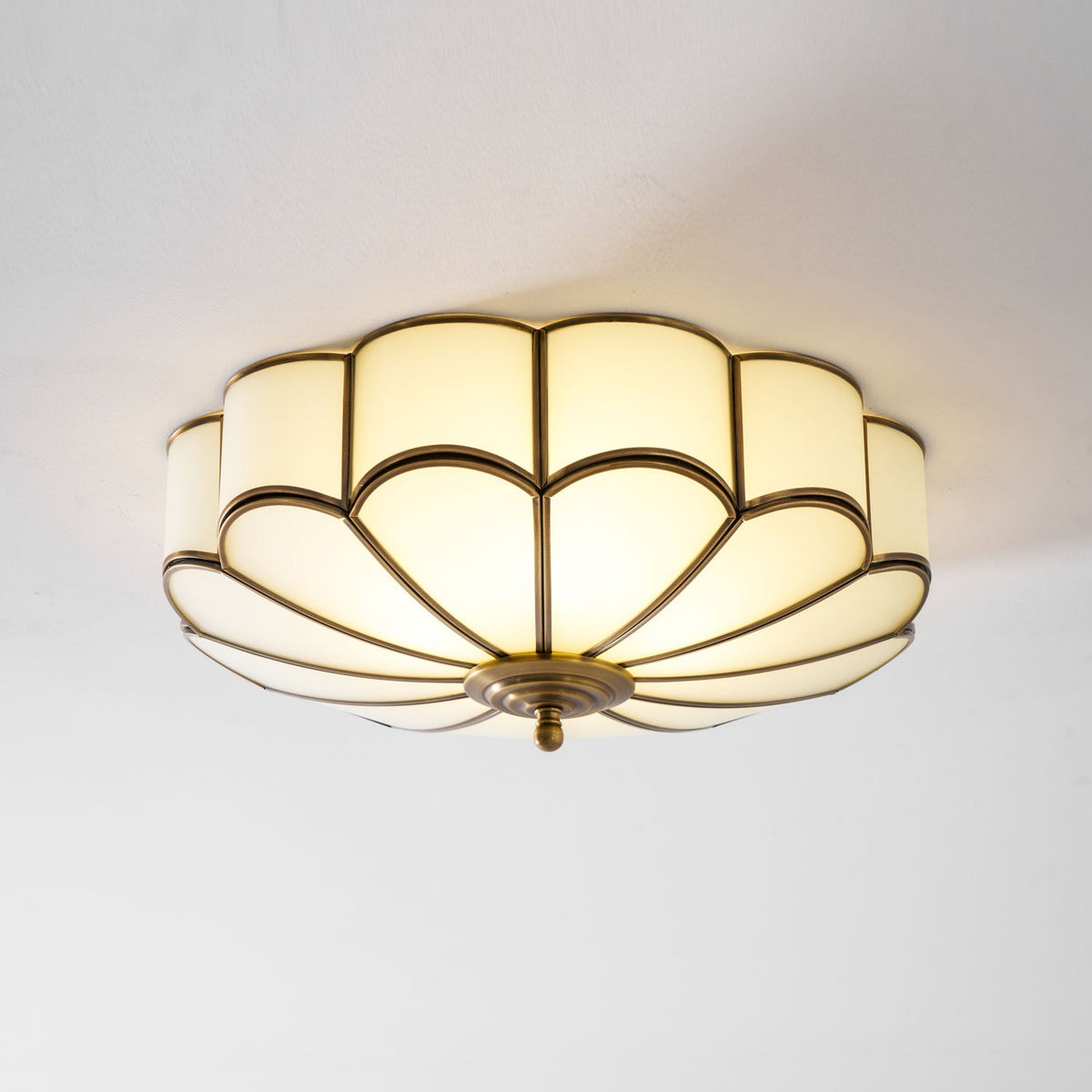 Flower Shape Glass Recessed Ceiling Light