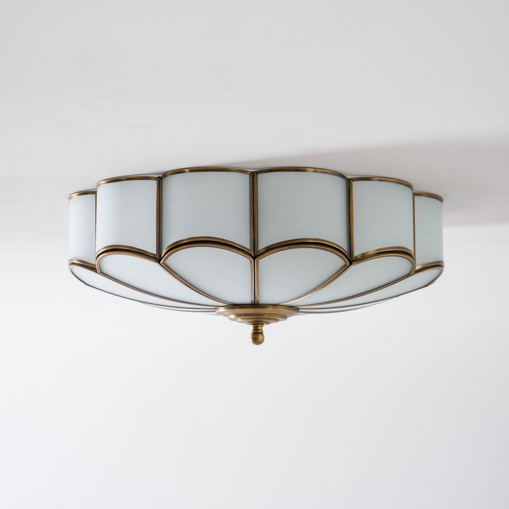 Flower Shape Glass Recessed Ceiling Light