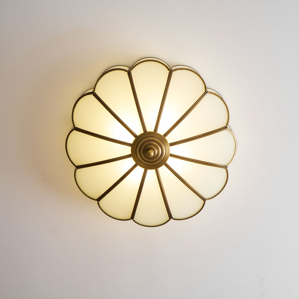 Flower Shape Glass Recessed Ceiling Light