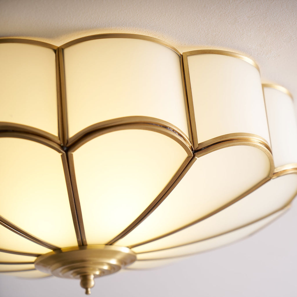 Flower Shape Glass Recessed Ceiling Light