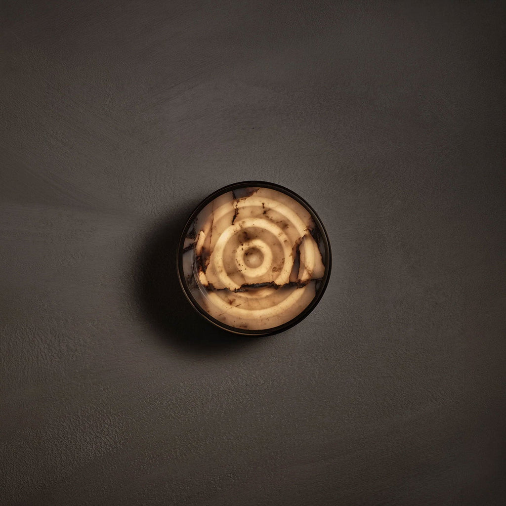 Orlina Stone Disc Wall Sconce