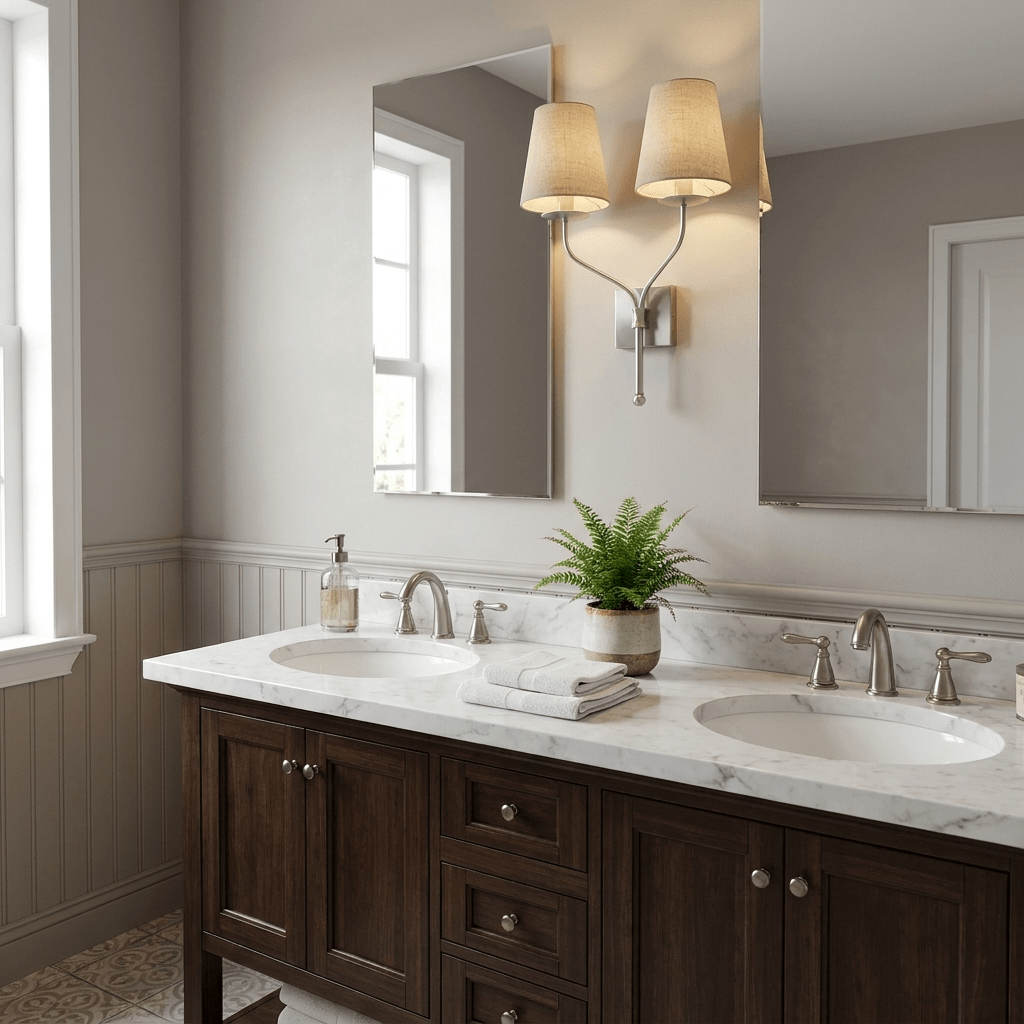 Lysenne Double Arm Fabric Wall Sconce