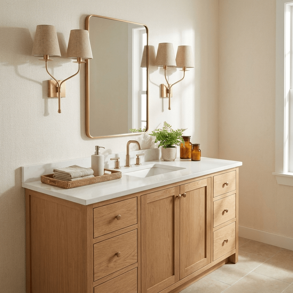 Lysenne Double Arm Fabric Wall Sconce