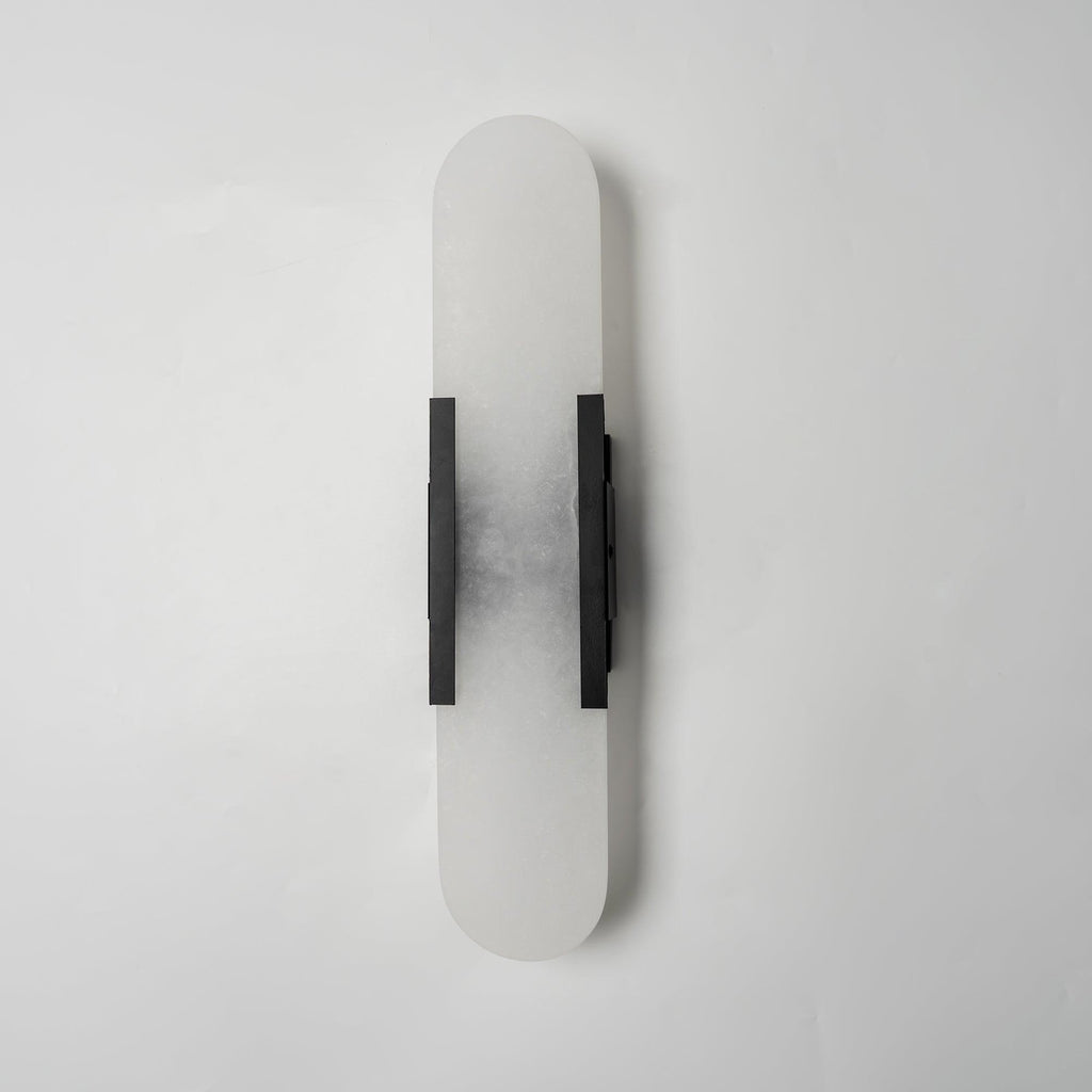 Oblong Alabaster Wall Sconce