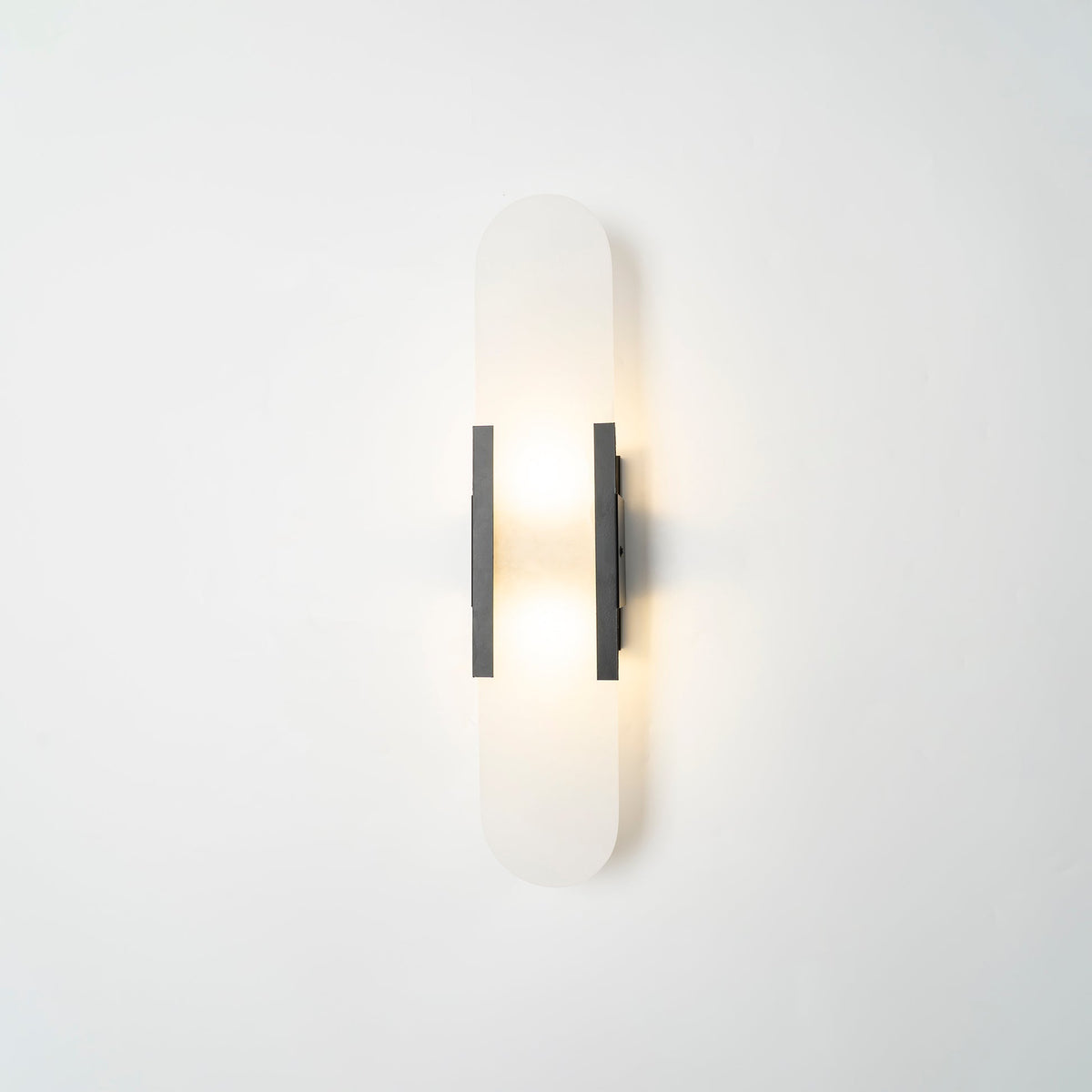 Oblong Alabaster Wall Sconce