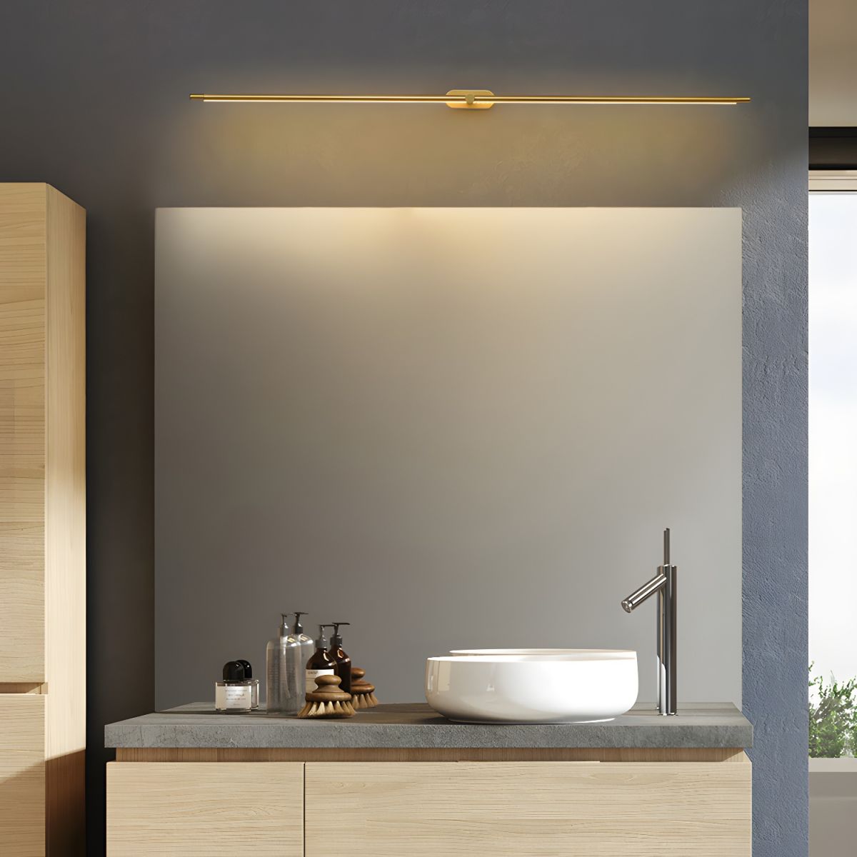 Minimalist Linear Rechargeable Wall Lamp