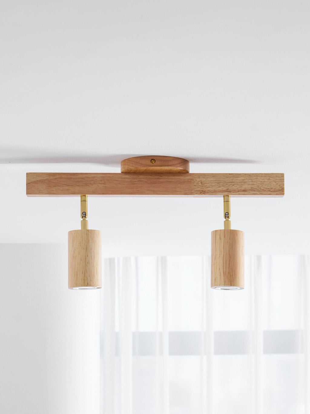 Natural Wood Beam Spotlight Light