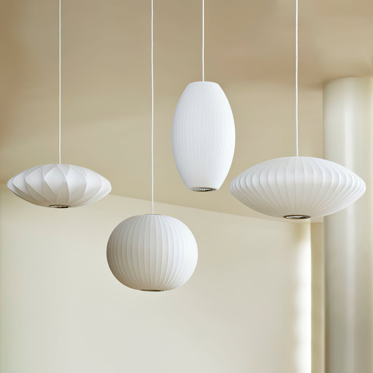 Crisscross Bubble Pendant Light