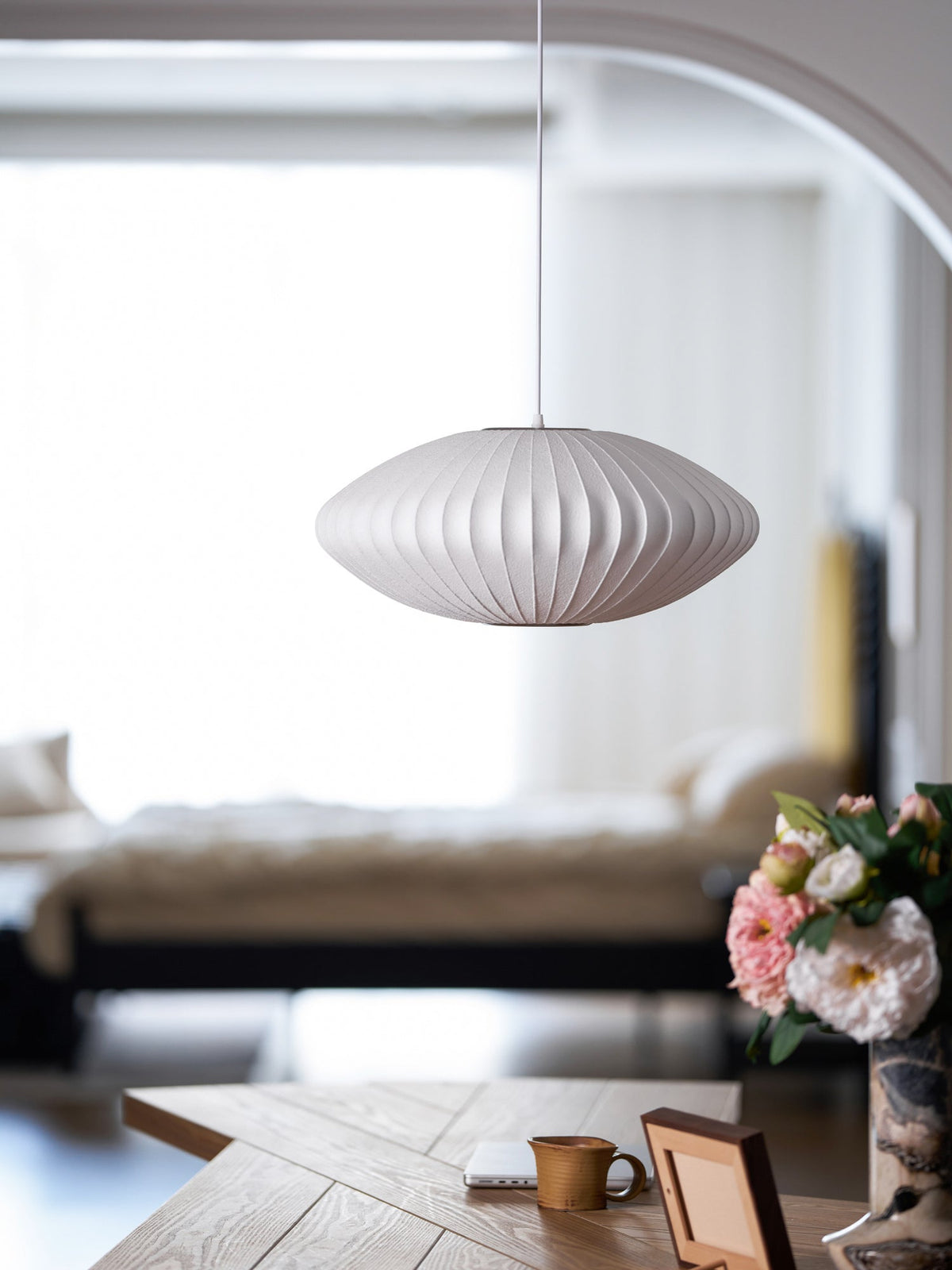 Crisscross Bubble Pendant Light