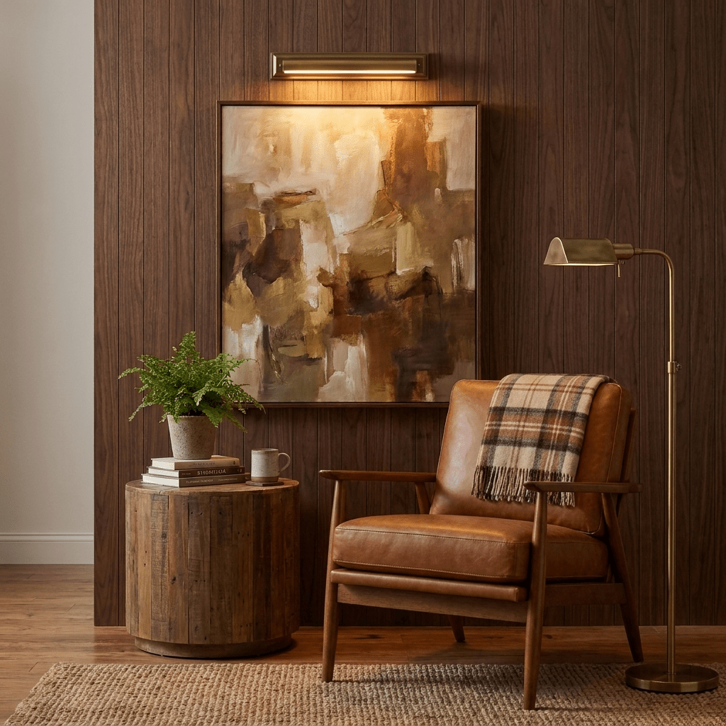 Orlena Vintage Brass Gallery Wall Light