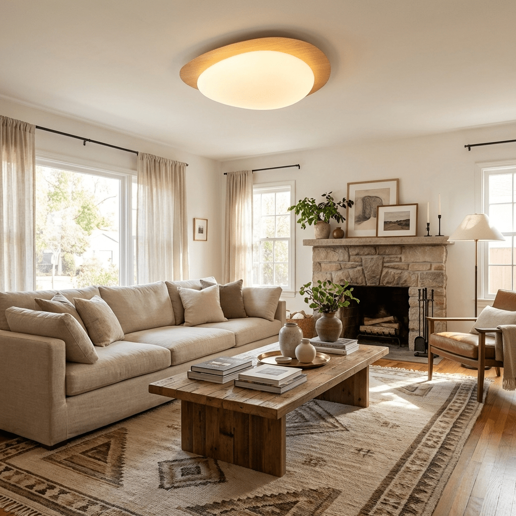 Pebble Metal Ceiling Light