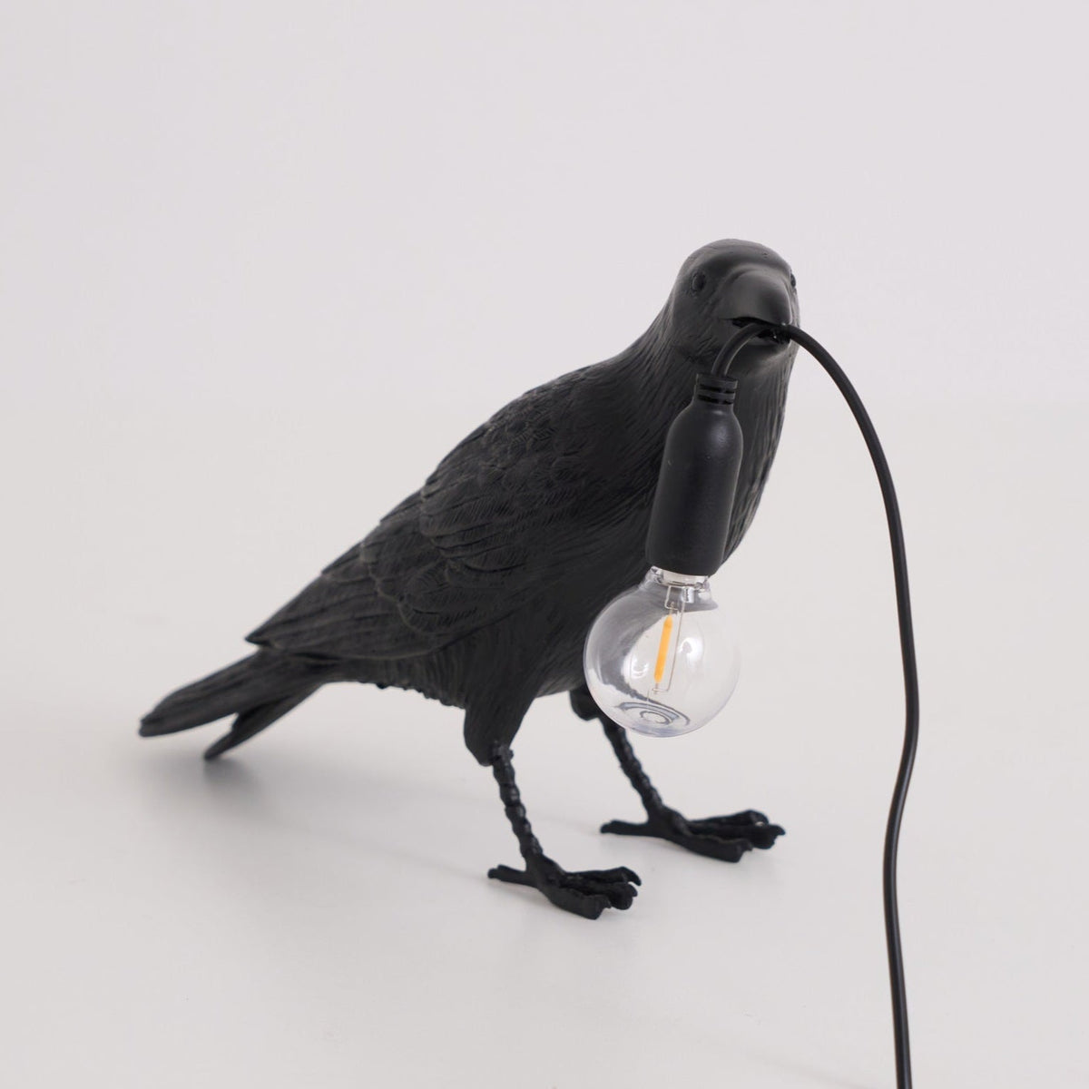 Raven Resin Table Lamp