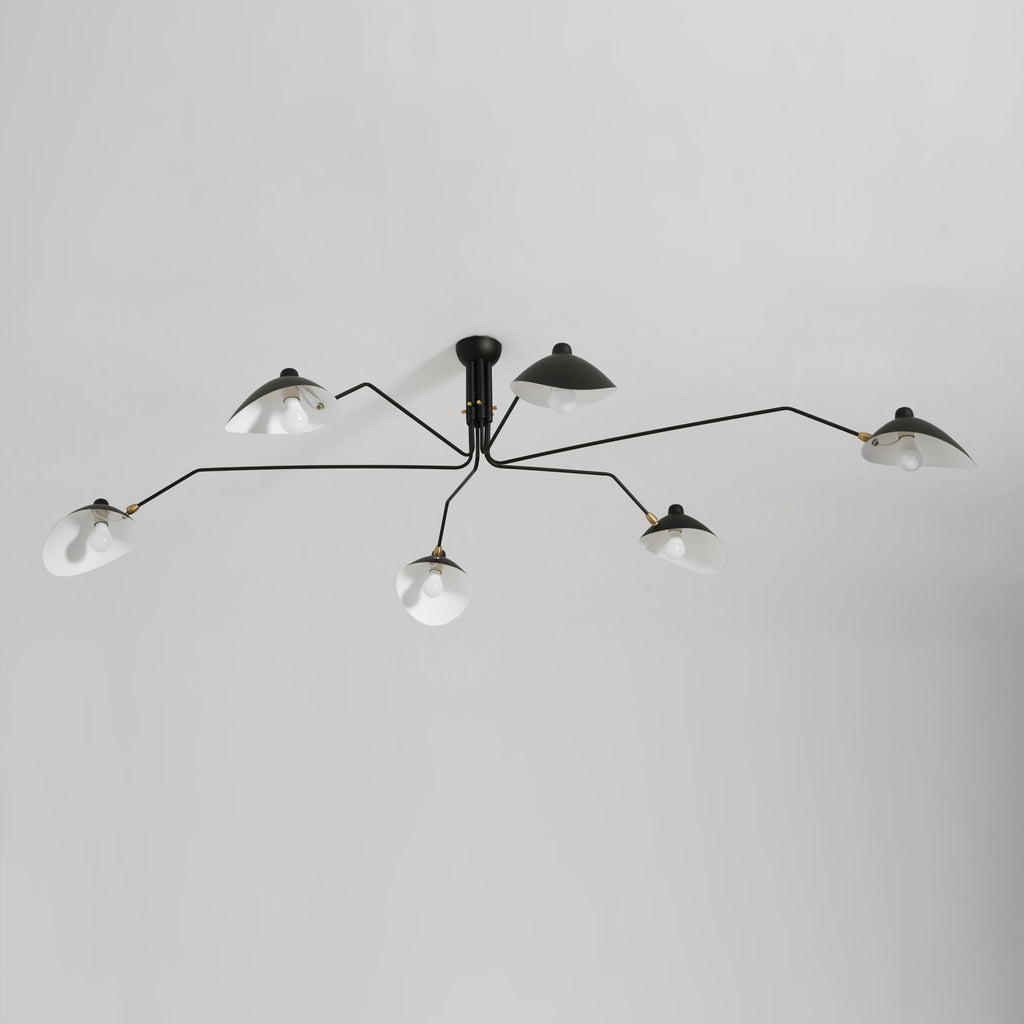 Multi-Arm Spider Ceiling Light A