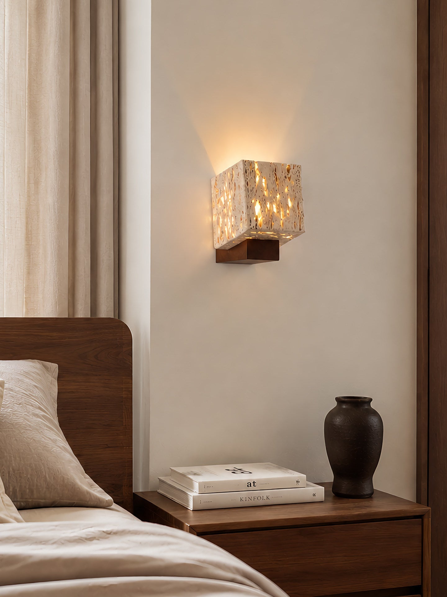 Cavora Travertine Glow Wall Sconce