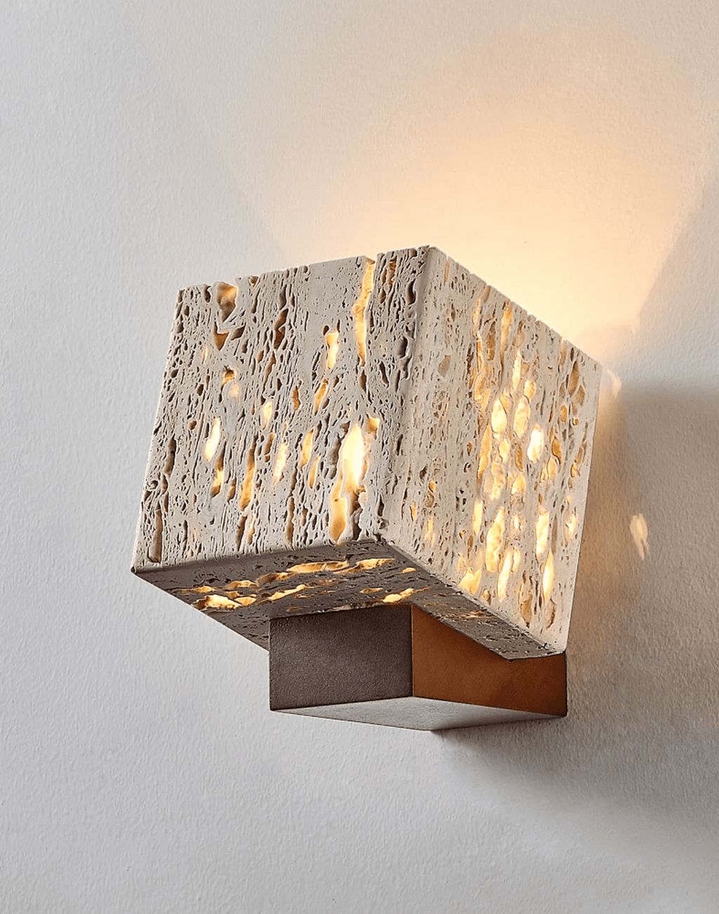 Cavora Travertine Glow Wall Sconce