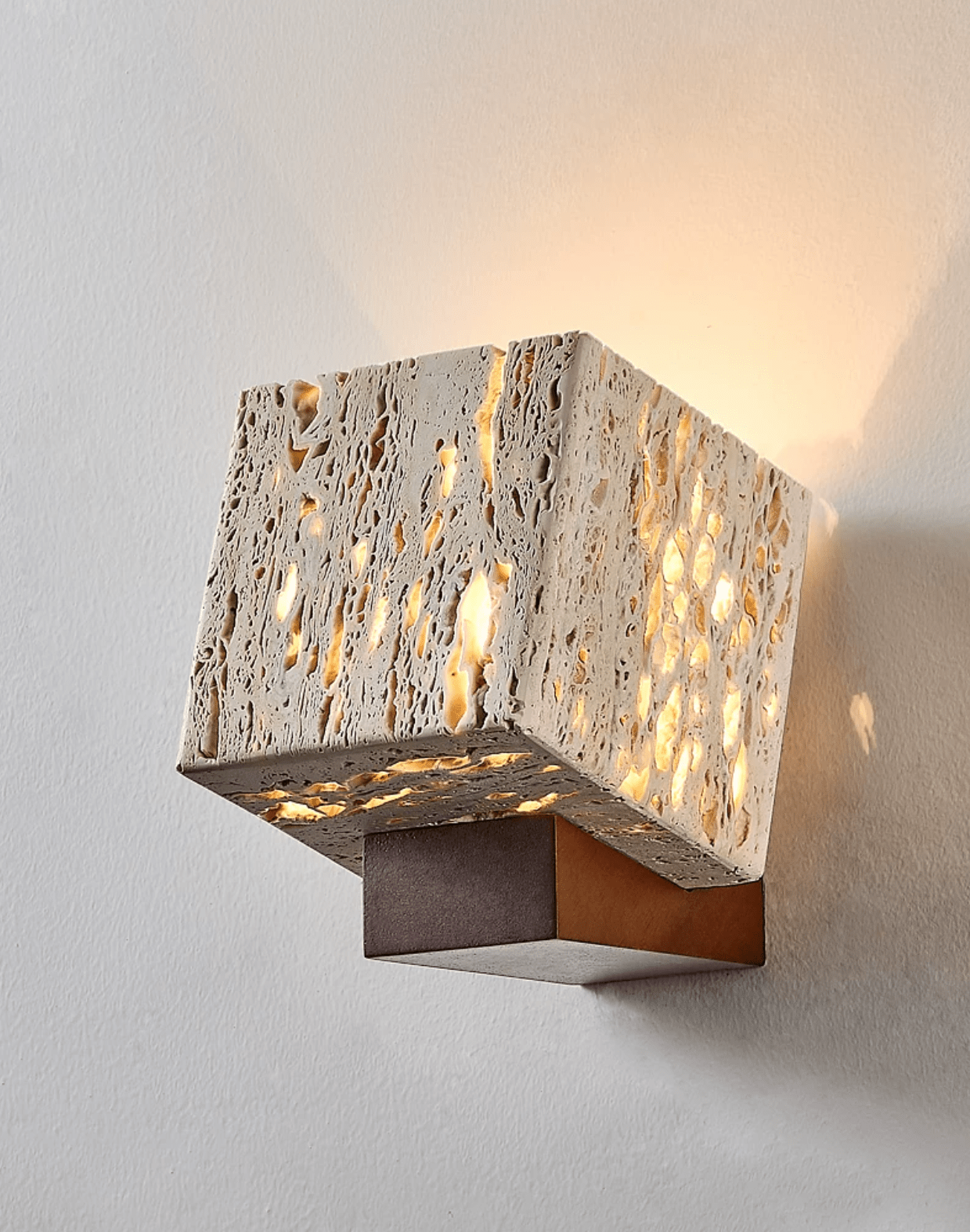 Cavora Travertine Glow Wall Sconce