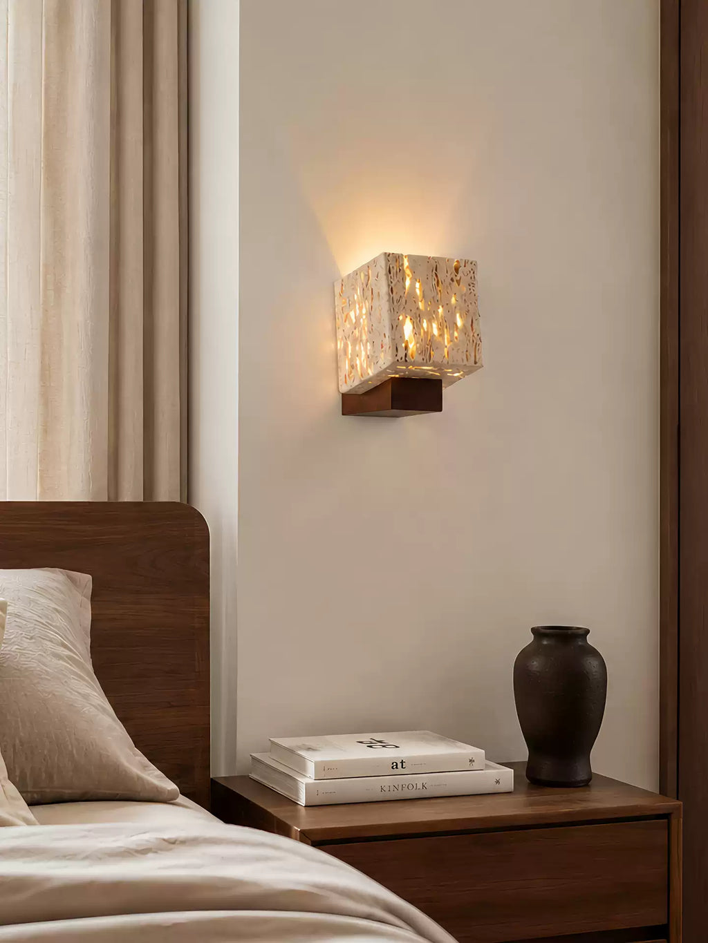 Cavora Travertine Glow Wall Sconce