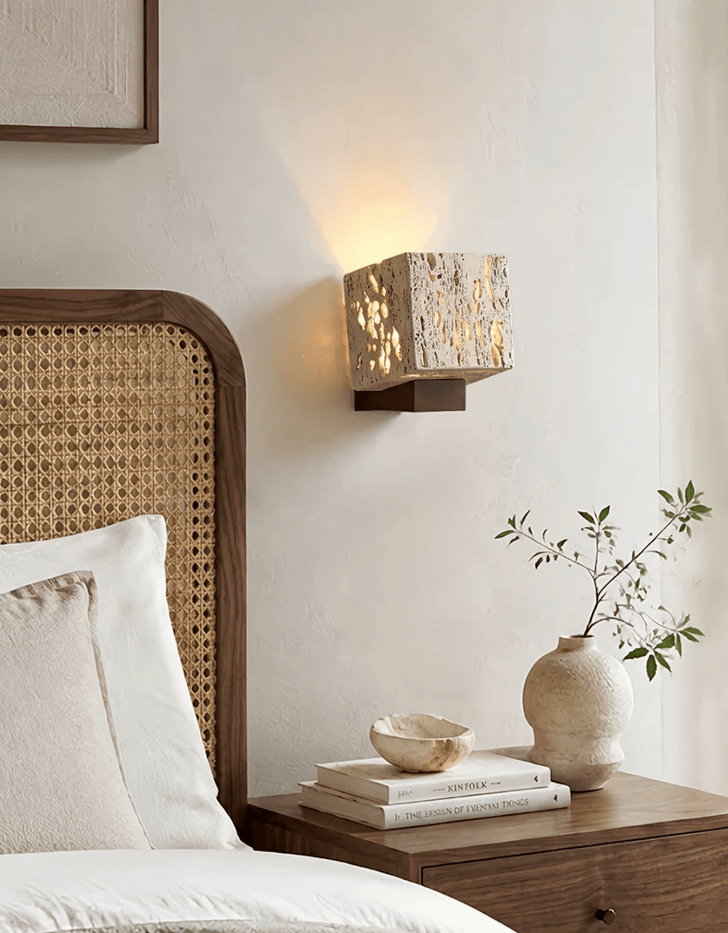 Cavora Travertine Glow Wall Sconce