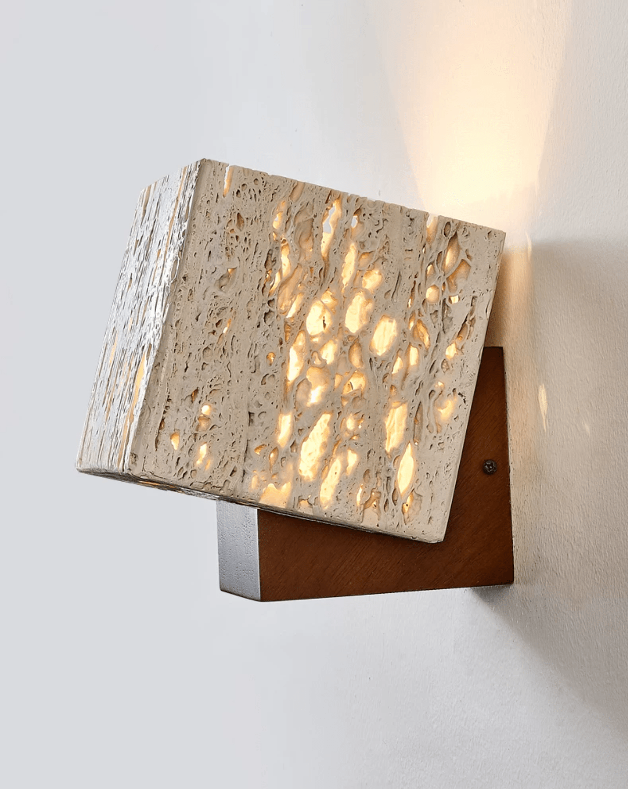 Cavora Travertine Glow Wall Sconce