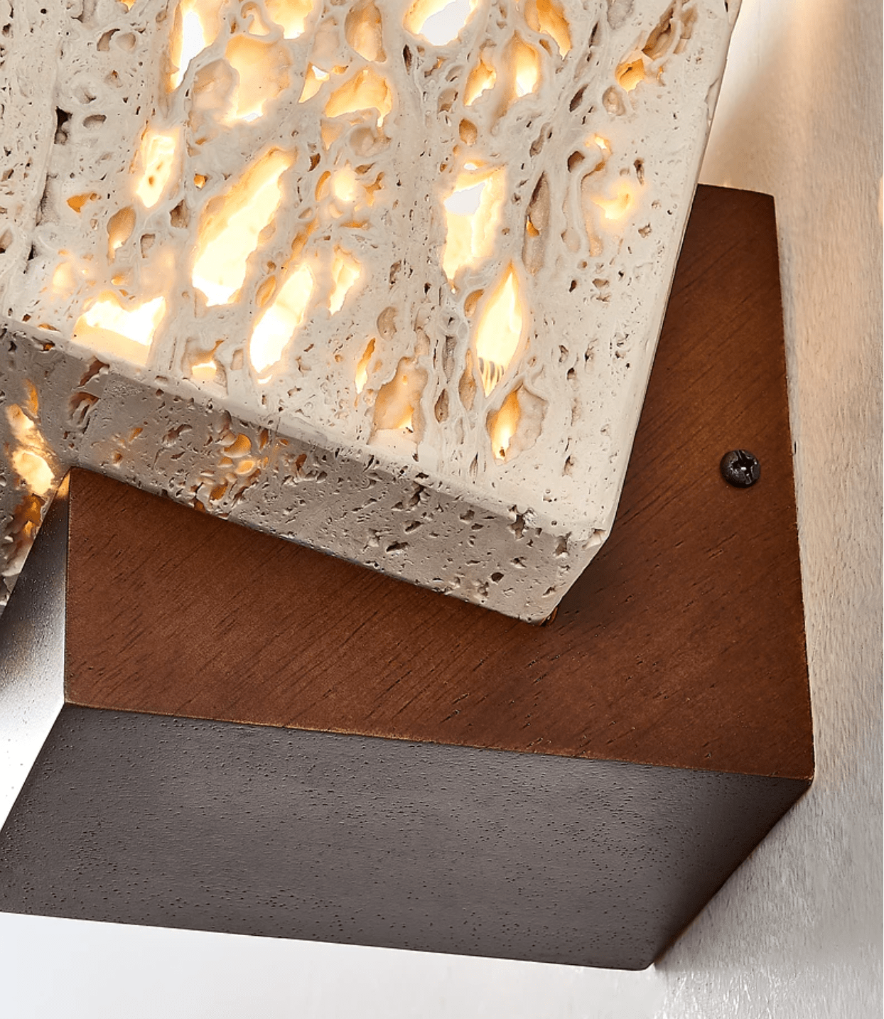 Cavora Travertine Glow Wall Sconce
