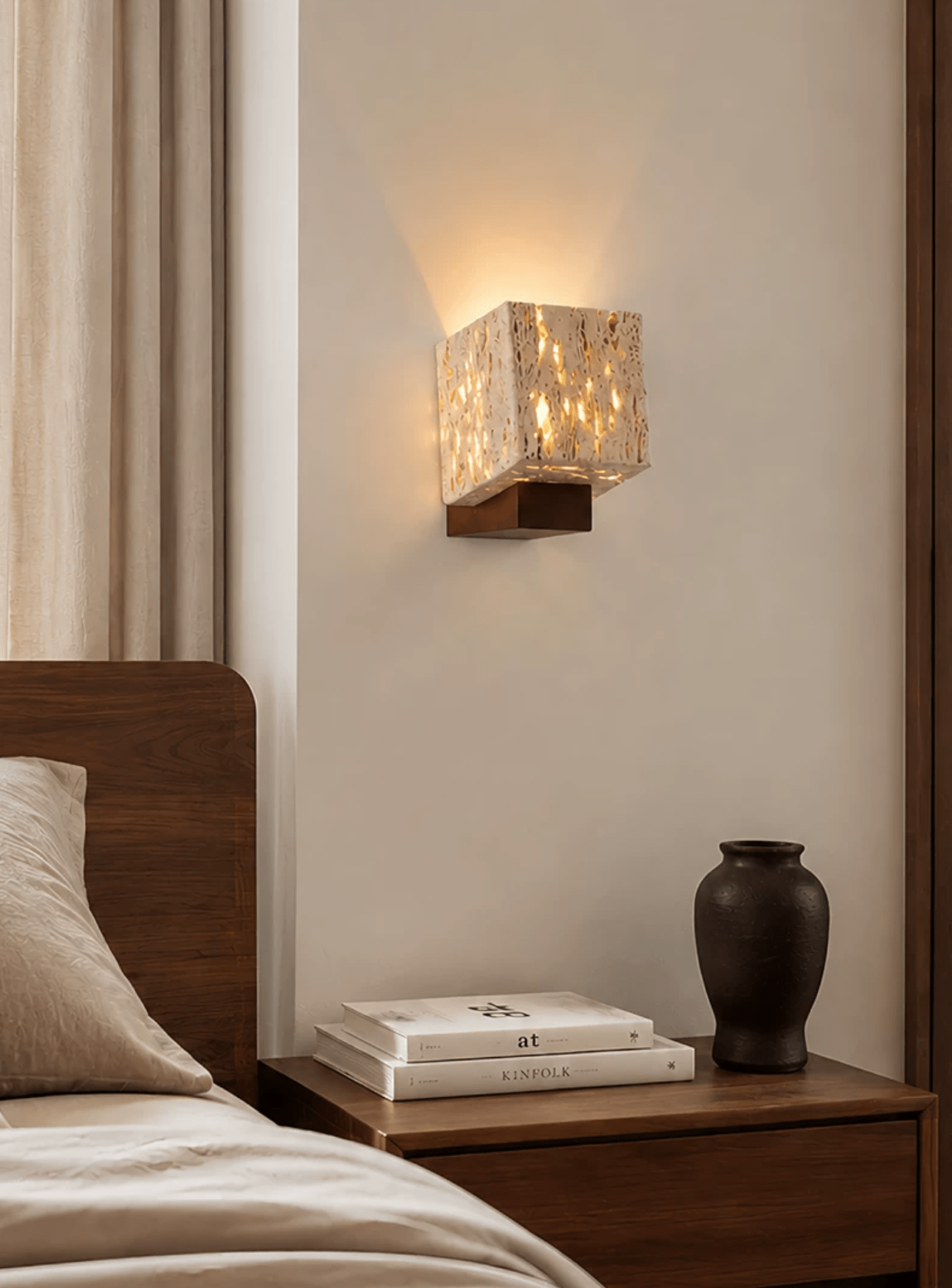 Cavora Travertine Glow Wall Sconce