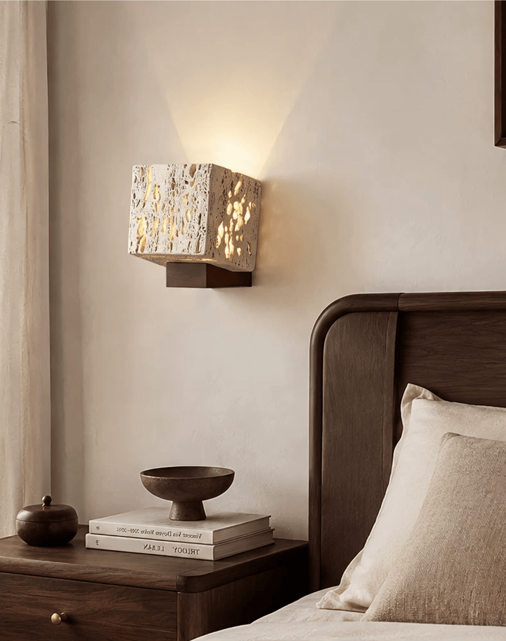 Cavora Travertine Glow Wall Sconce