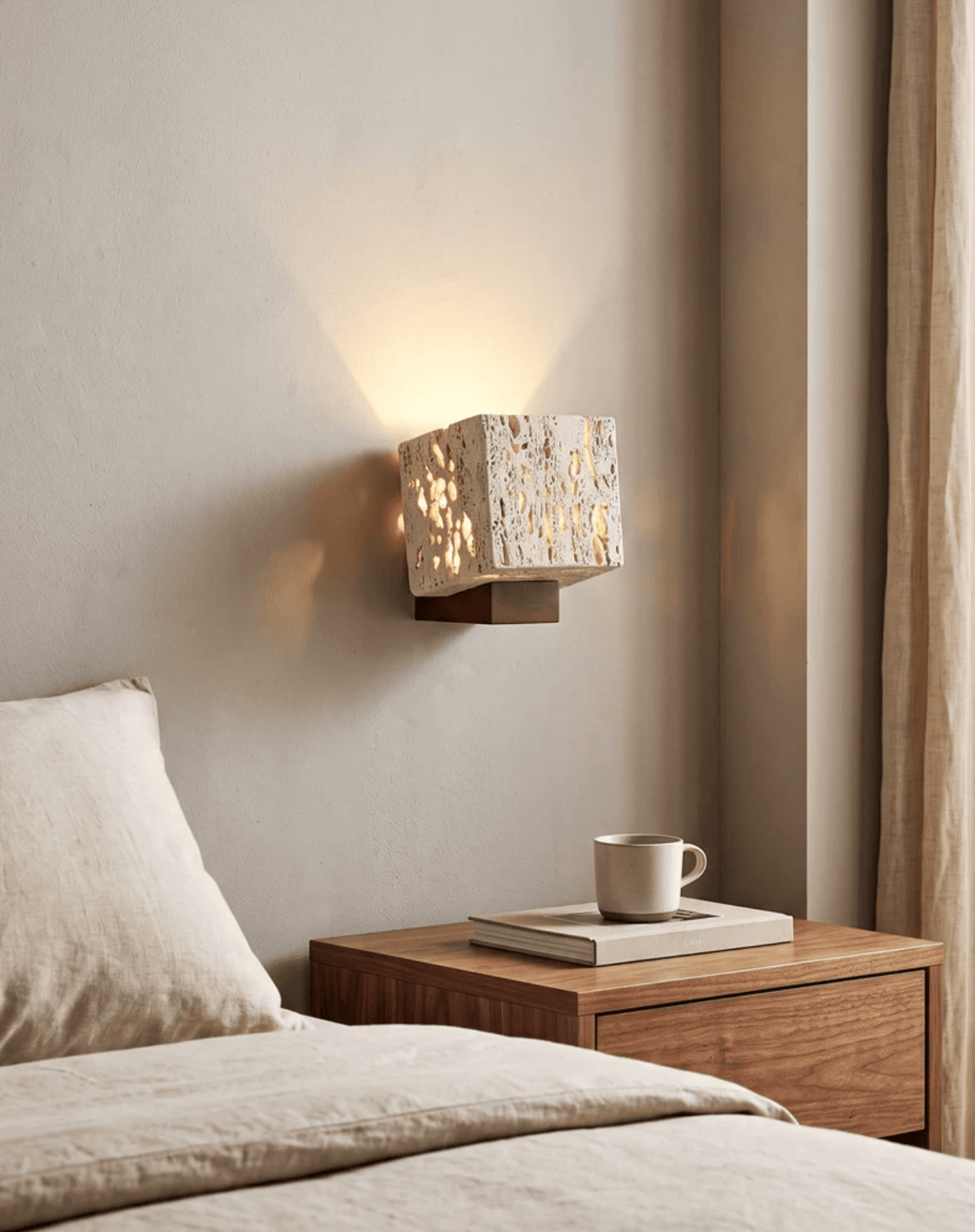 Cavora Travertine Glow Wall Sconce