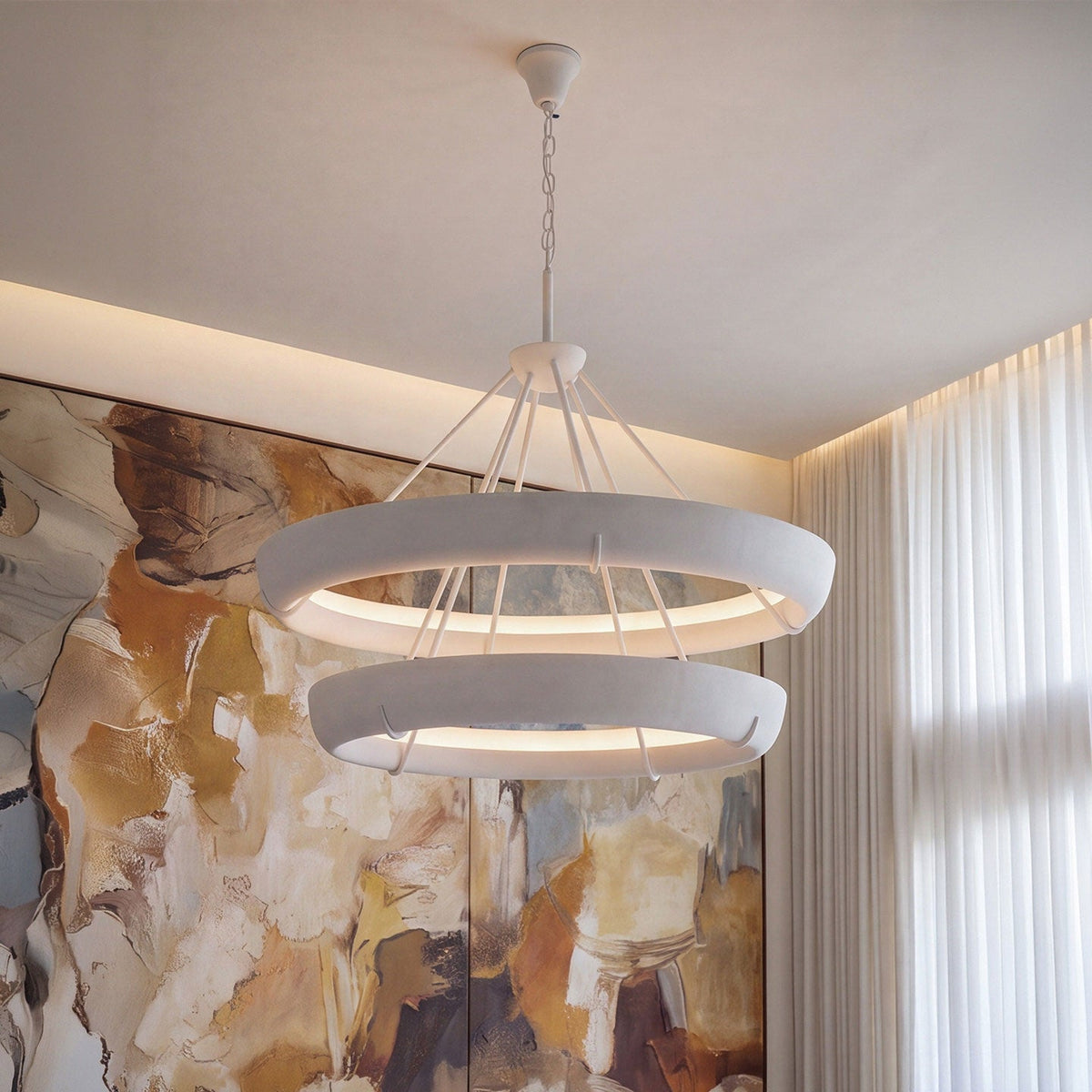 Torus Composite Ring Chandelier