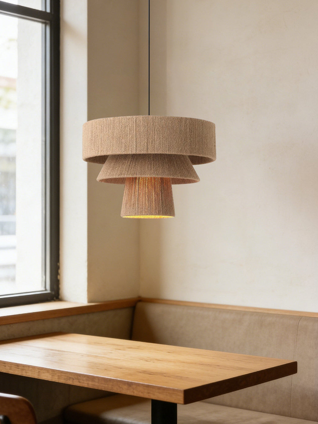Twine Tiered Rope Pendant Lamp