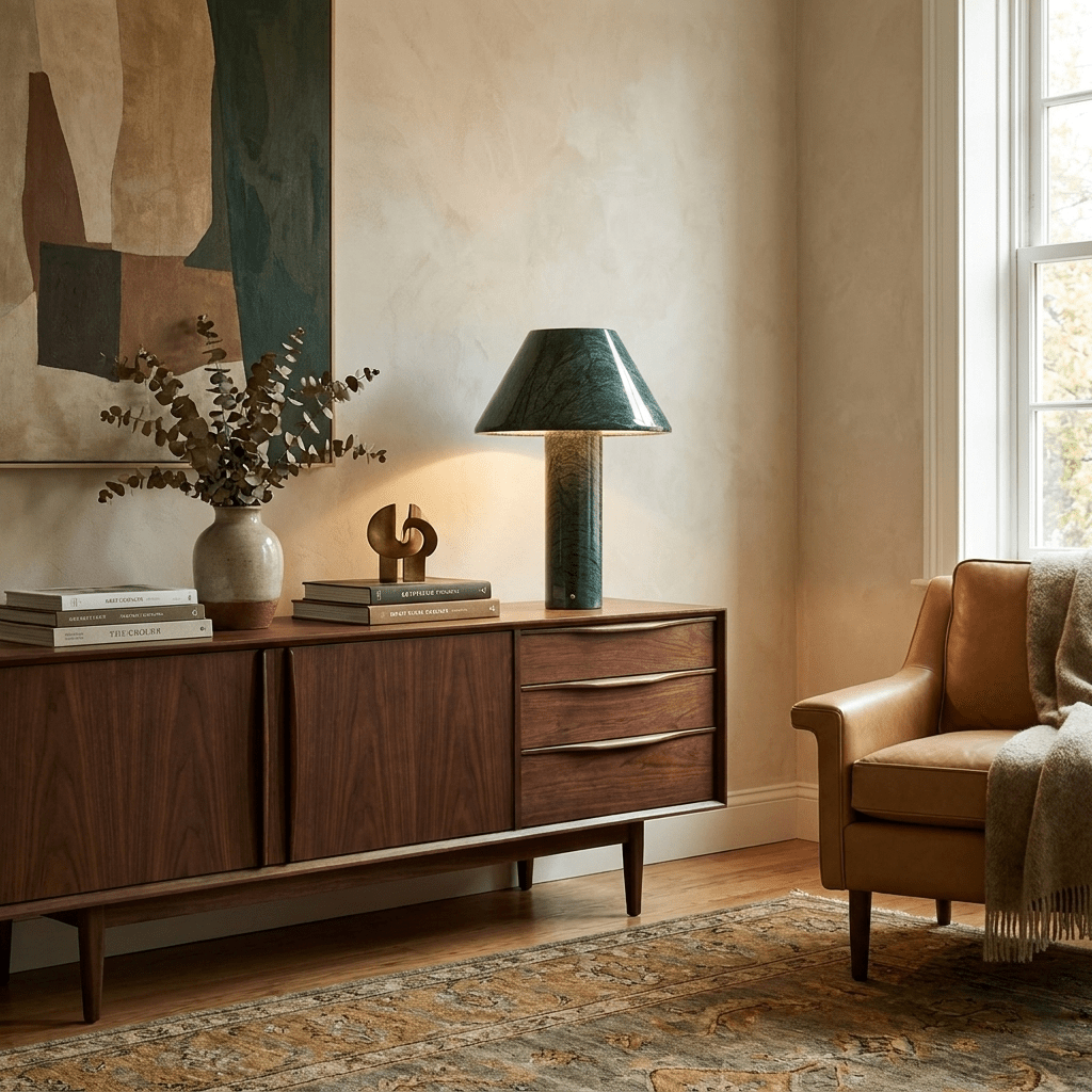 Verdelle Marble Rechargeable Table Lamp