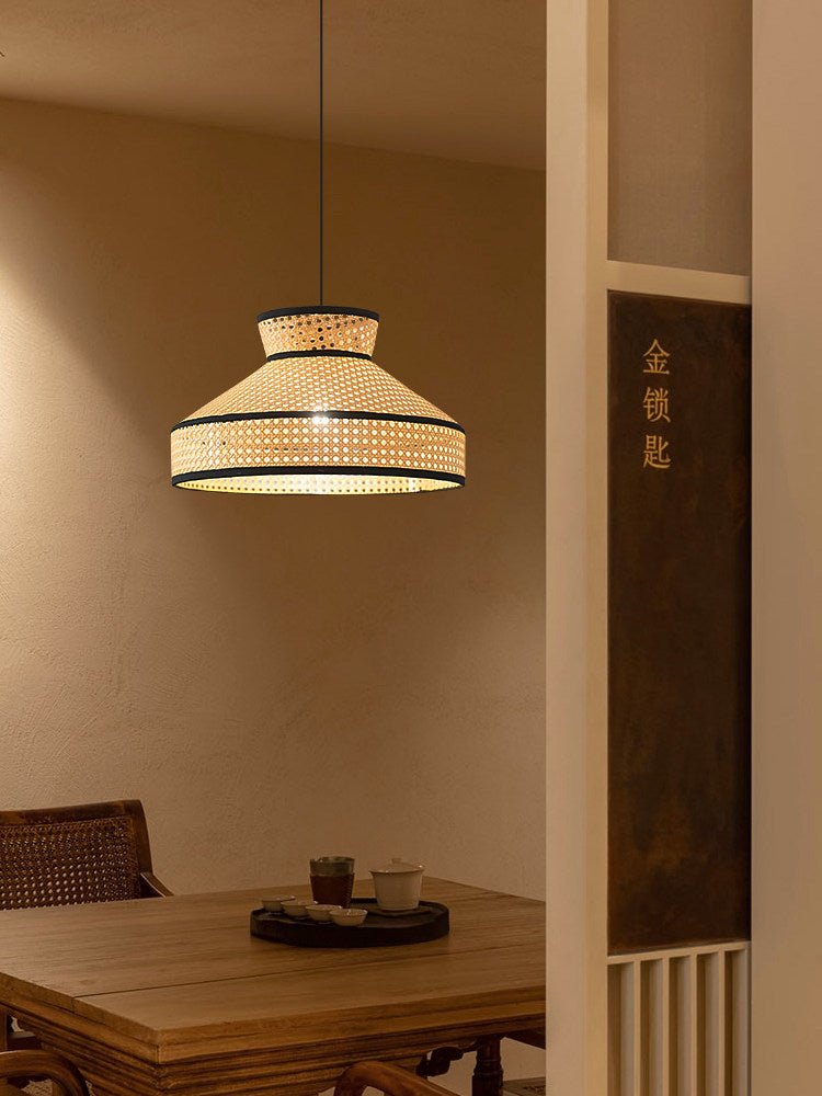arvest Woven Rattan Pendant Lamp